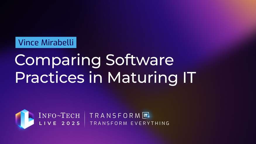 Comparing Software Practices in Maturing IT visualization